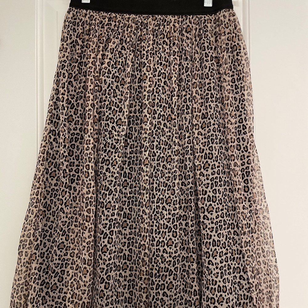 A New day Flowy Midi Skirt